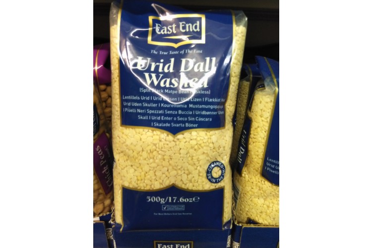 East End Urid Dall Washed (Split Black Matpe Bean Huskless) 500g