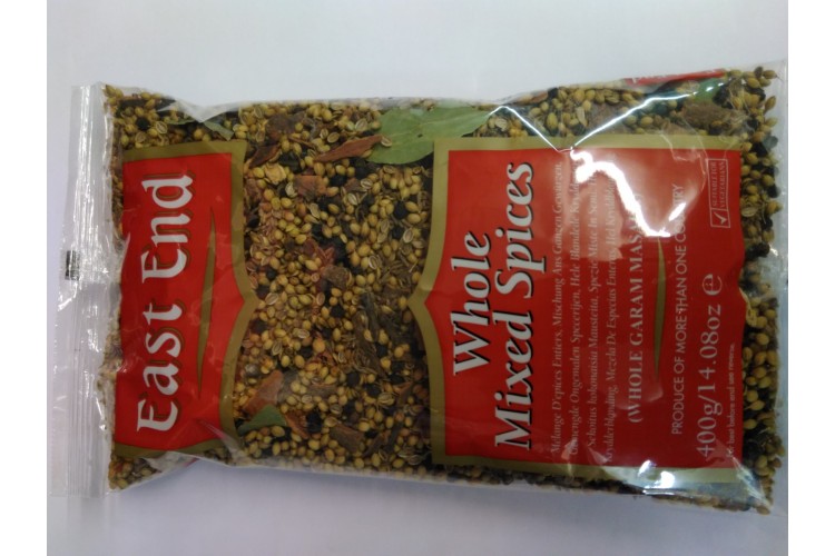East End Whole Mixed Spices (Whole Garam Masala) 400g BEST BEFORE 02/23.