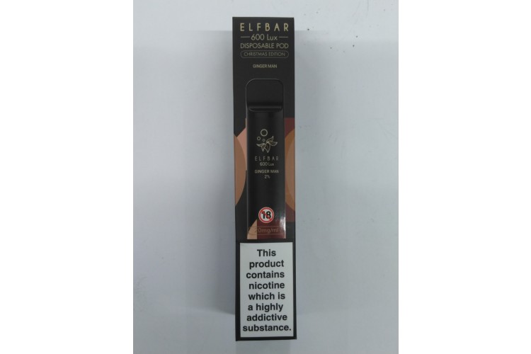 ELF BAR Ginger Man 2% 600 Lux