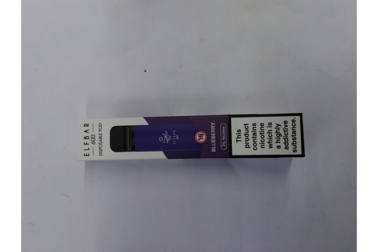 ELFBAR BLUEBERRY 600 PUFFS