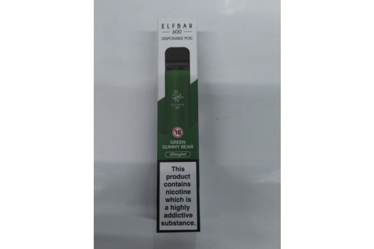 Elfbar Green Gummy Bear 600 puffs