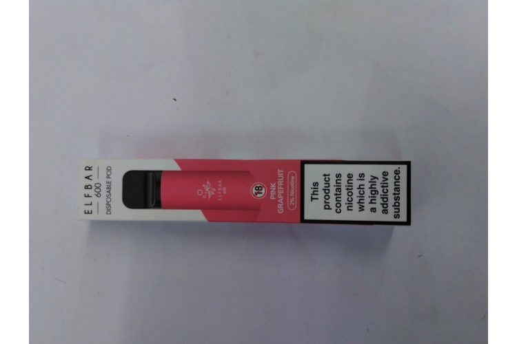 ELFBAR PINK GRAPEFRUIT 600 PUFFS 