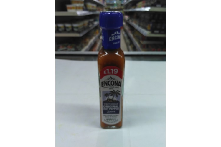 Encona West Indian Original Hot Pepper Sauce 142ml