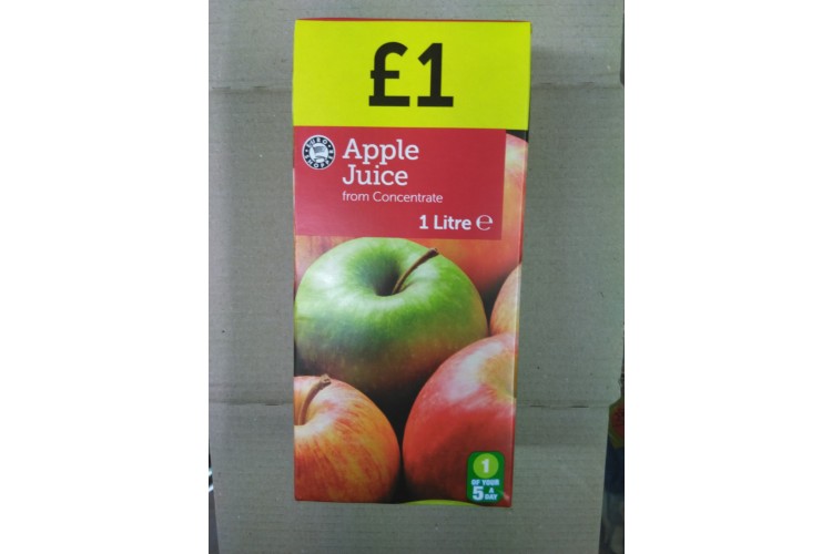 Euro Shopper Apple Juice 1 Litre 