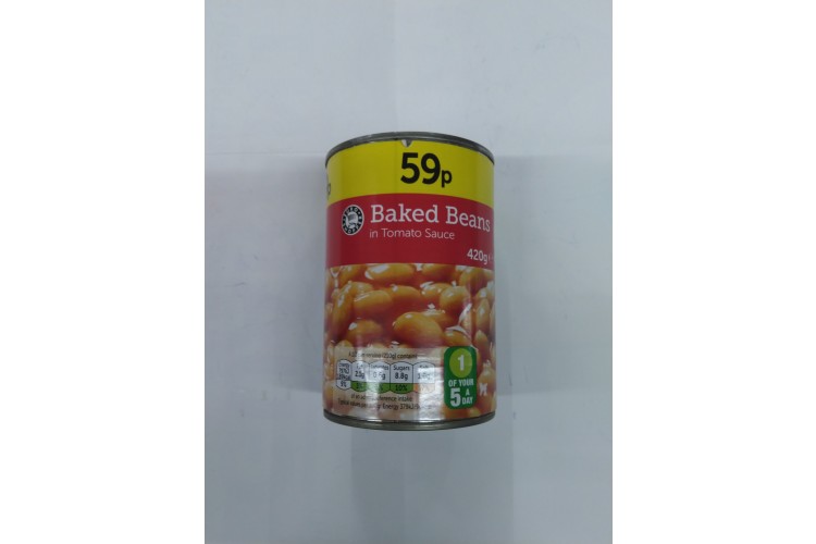 Euro Shopper Baked Beans in Tomatoes Sauce 420g