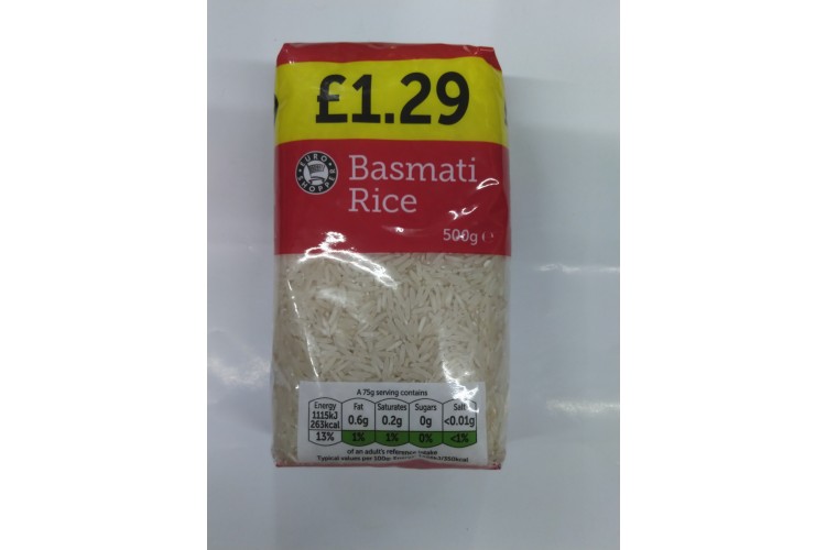 Euro Shopper Basmati Rice 500g 