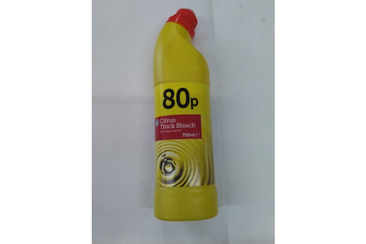 Euro Shopper Citrus Thick Bleach 750ml