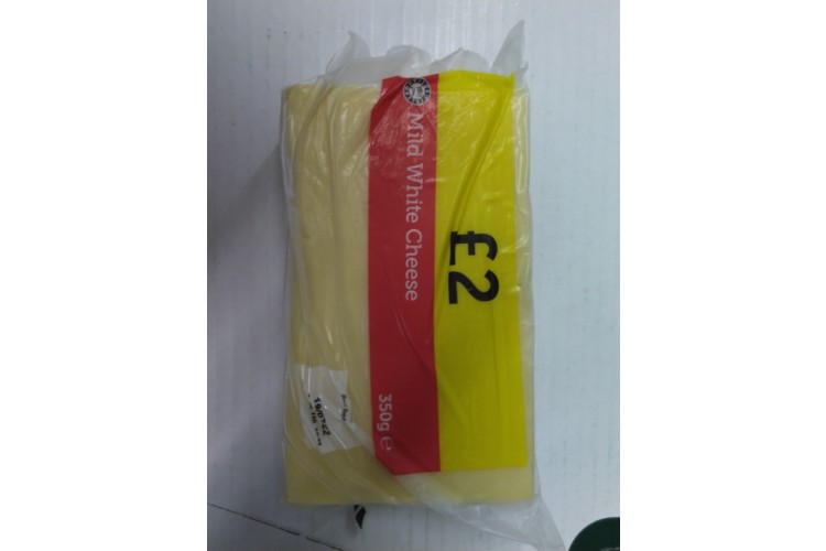Euro Shopper Mild White Cheese 350g
