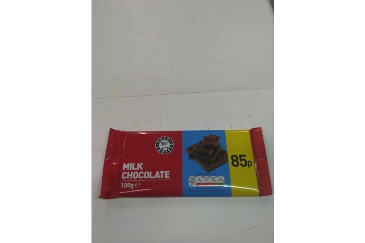 Euro Shopper Milk Chocolate 100 g