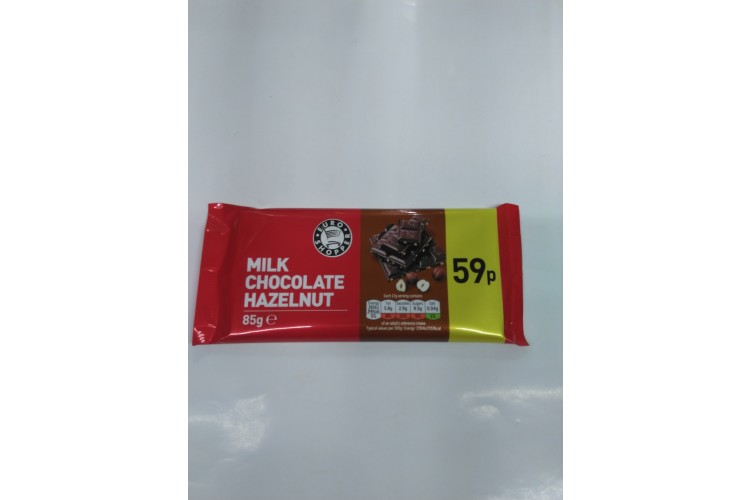 Euro Shopper Milk Chocolate Hazelnut 85g