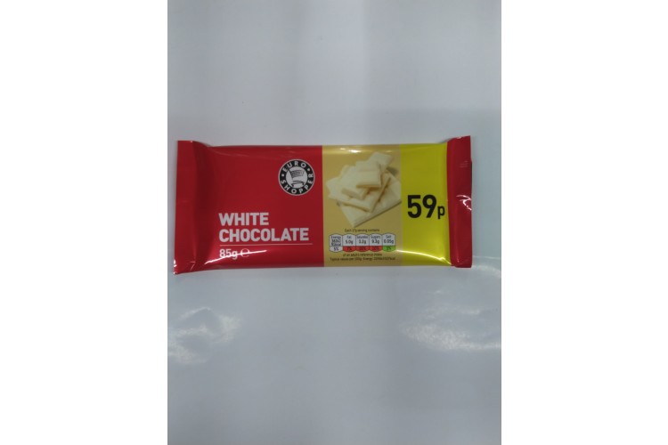 Euro Shopper White Chocolate 85g