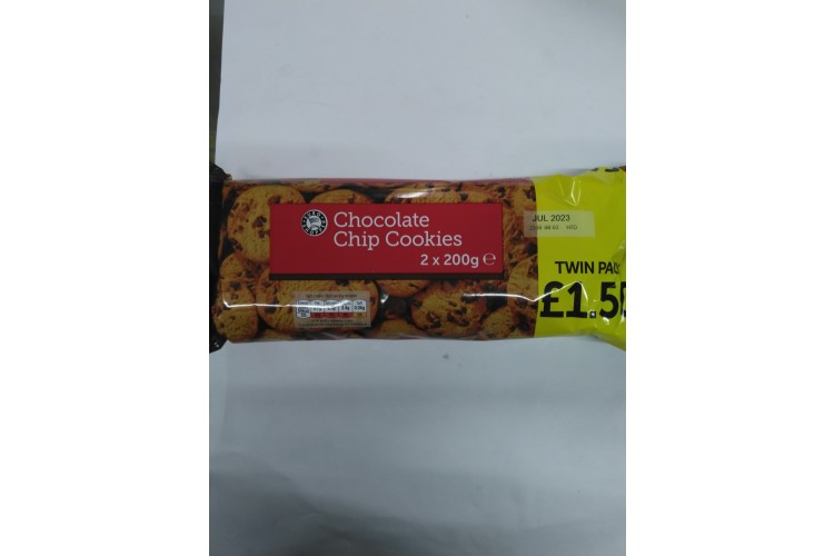 Euro Shoppers Chocolate Chip Cookies 2*200g