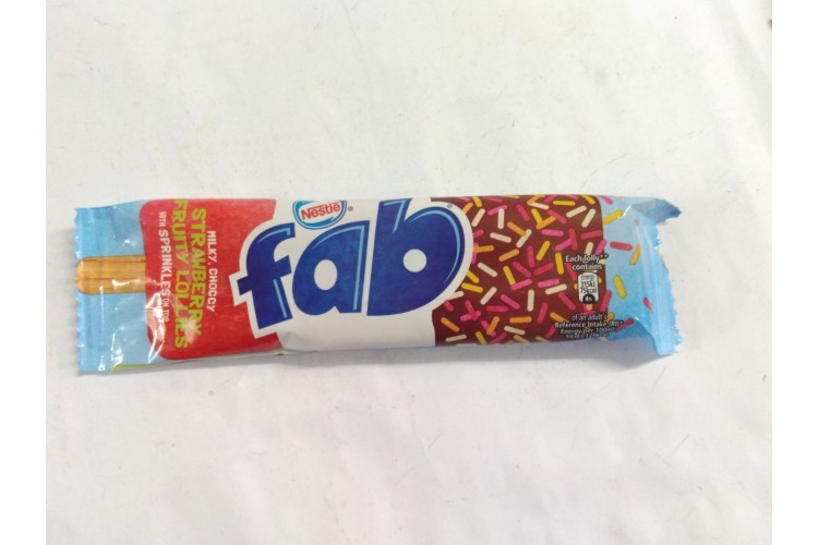 Fab Nestle Strawberries Lollies 58 ml 