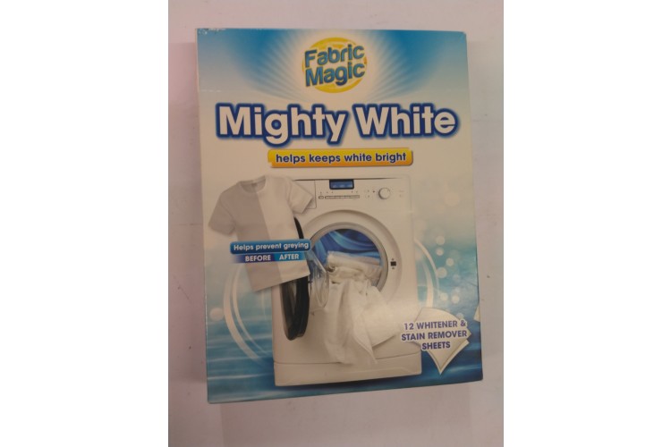 Fabric Magic Mighty White 12 Whitener & Stain Remover Sheets