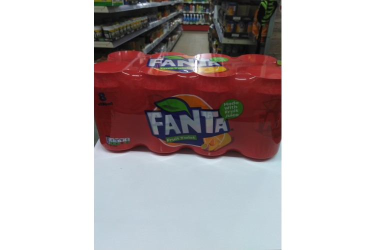 Fanta Fruit Twist 8pk 330ml GB
