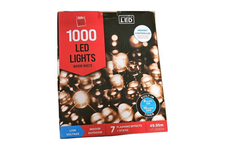 Festive Magic 1000 LED Light Warm White