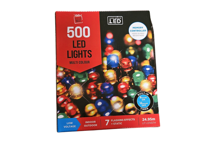 Festive Magic 500 LED Lights Multi Colours
