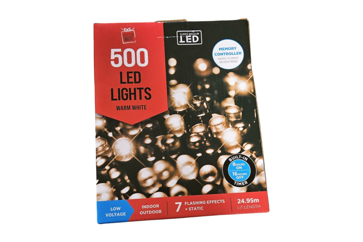 Festive Magic 500 LED Lights Warm White