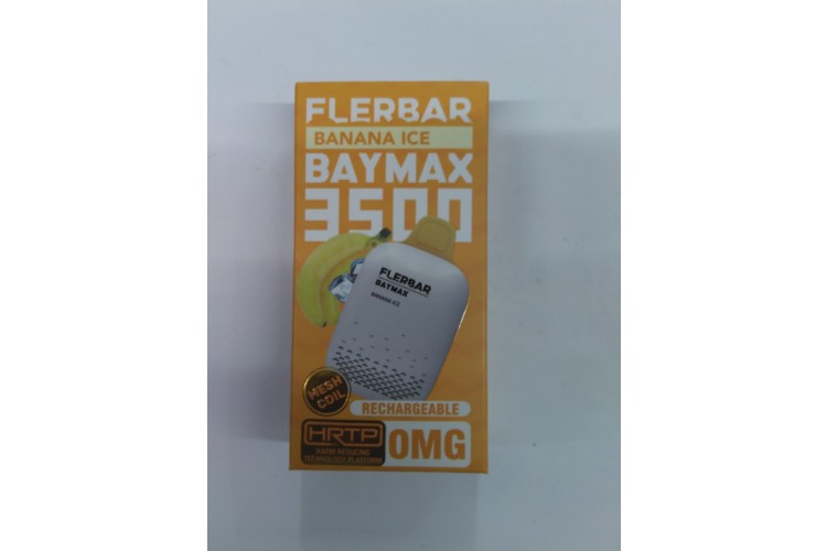 Flerbar Baymax 3500 Mesh Coil 0mg Banana Ice