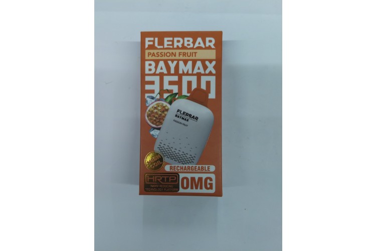 Flerbar Baymax 3500 Mesh Coil 0mg Passion Fruit