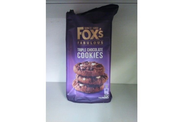 Foxs Fabulous Triple  Chocolate Cookies 180g