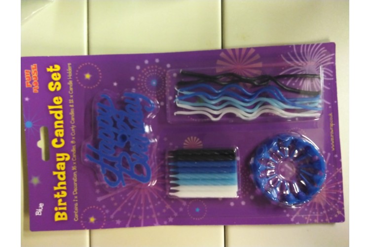Fun House Birthday Candle Set
