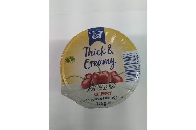 Ga Thick & Creamy Cherry Yogurt125g