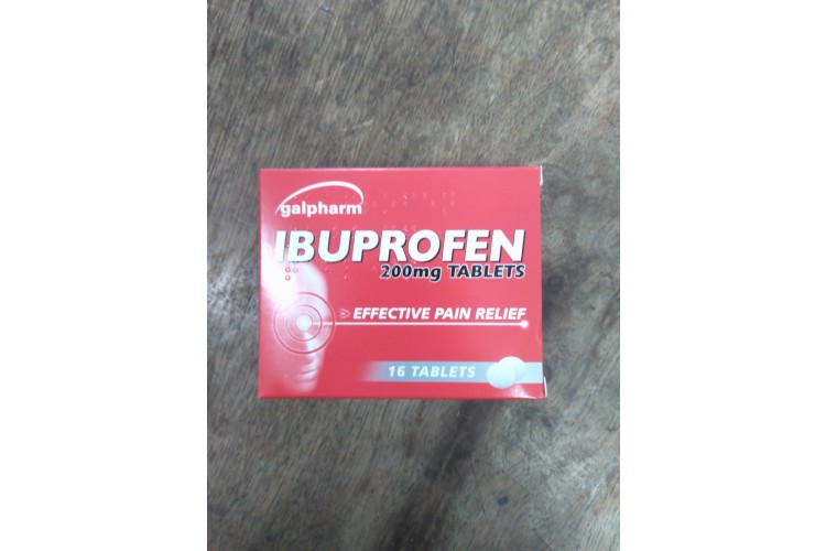 Galpharm Ibuprofen 200mg Caplets 16pk