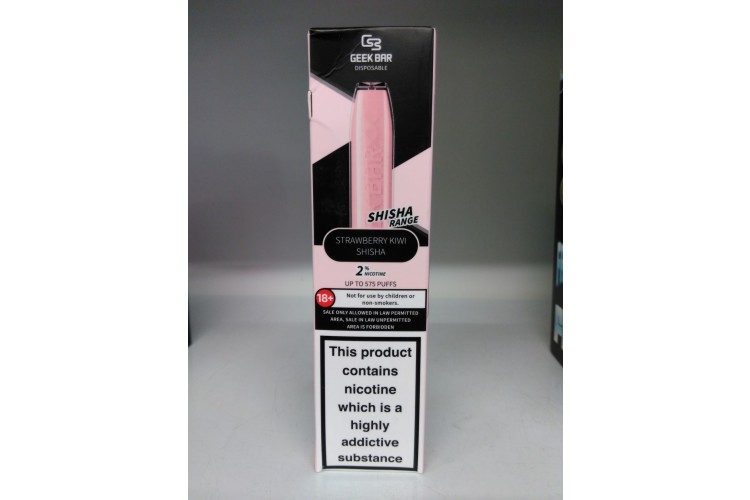 Geek Bar Strawberry Kiwi Shisha 575 Puff's
