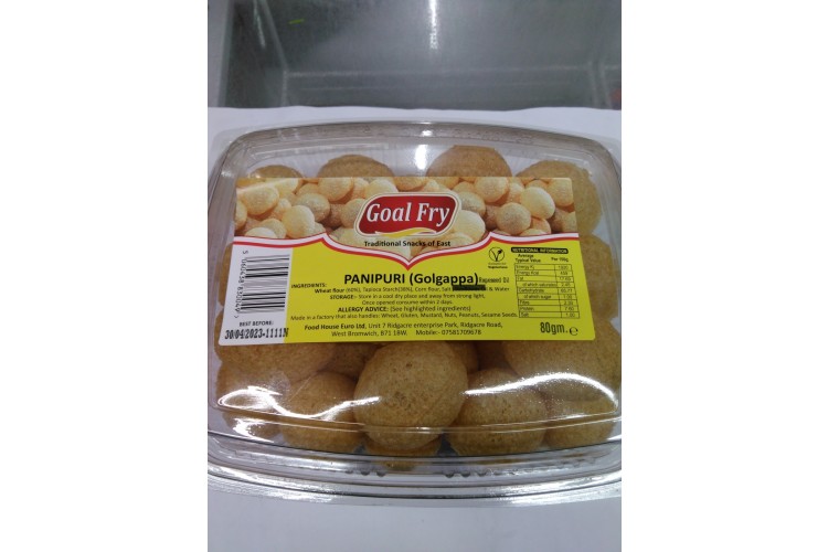 Goal Fry Traditional Snacks of East Panipuri (Golgappa)80gm