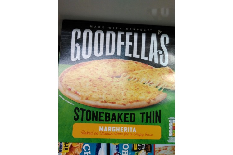 GoodFellas Stonebaked Thin Margherita Pizza 345g