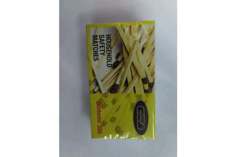 GSD House Safety Matches 250 Sticks 