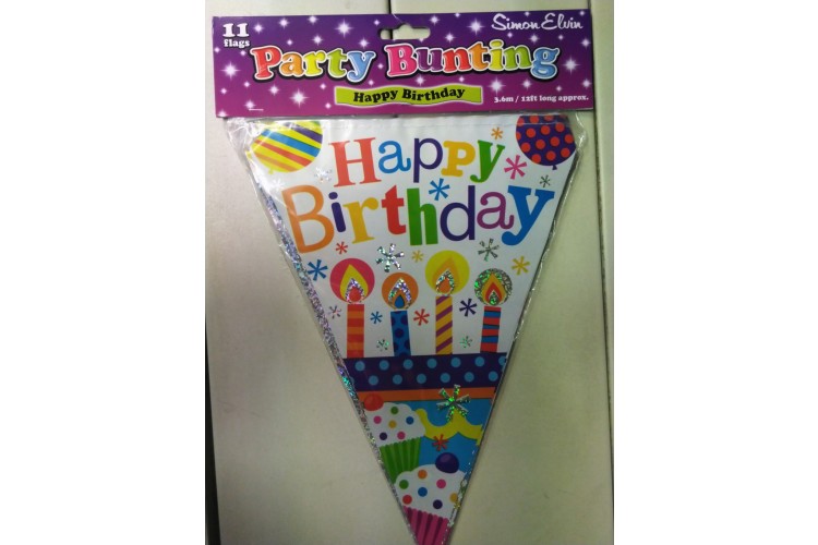 Happy Birthday Bunting The Party Range
