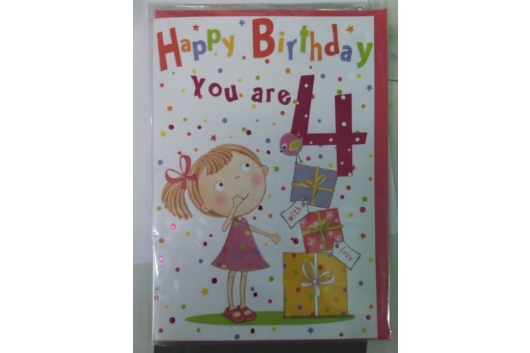 Happy Birthday You Are 4