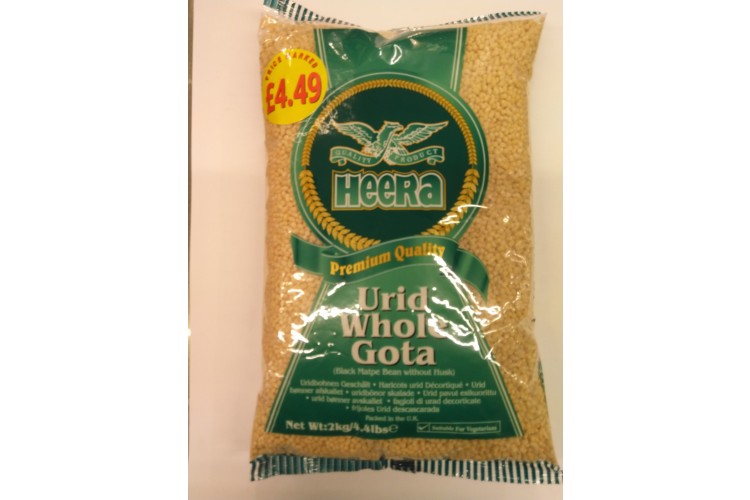 HEERA  Urid Whole Gota 2KG