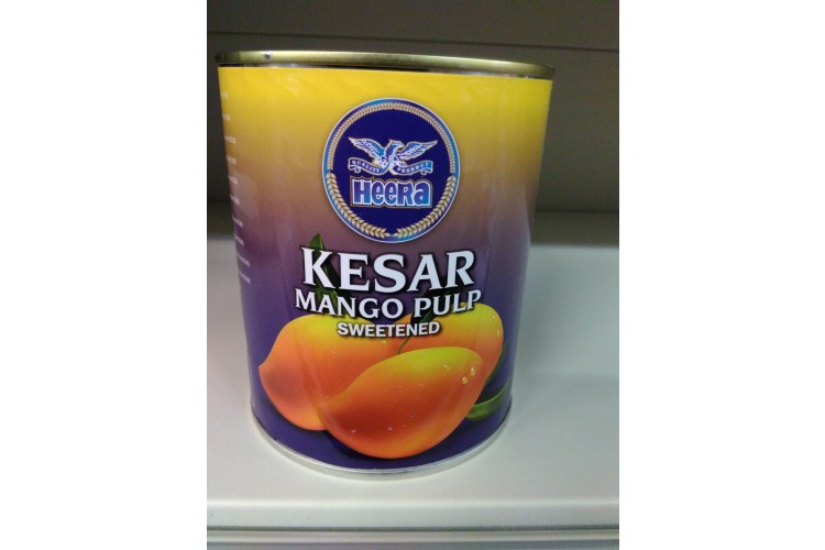HEERA KESAR MANGO PULP SWEETENED 850G