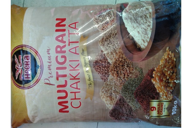 Heera Premium Multigrain Chakki Atta 10kg