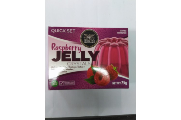 Heera Raspberry Jelly Crystals 75g