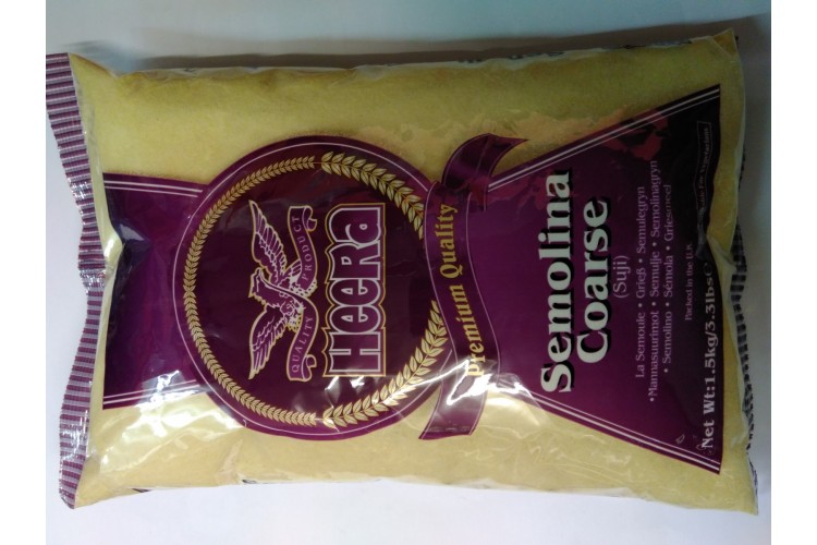 HEERA SEMOLINA COARSE (SUJI) 1.5KG