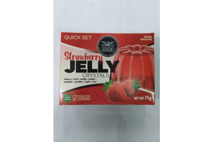 Heera StrawberryJelly Crystals 75g