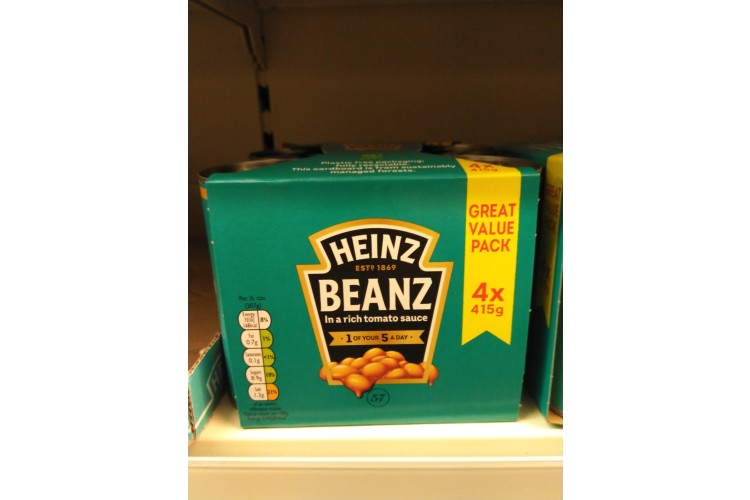 Heinz Beans 4x 415g