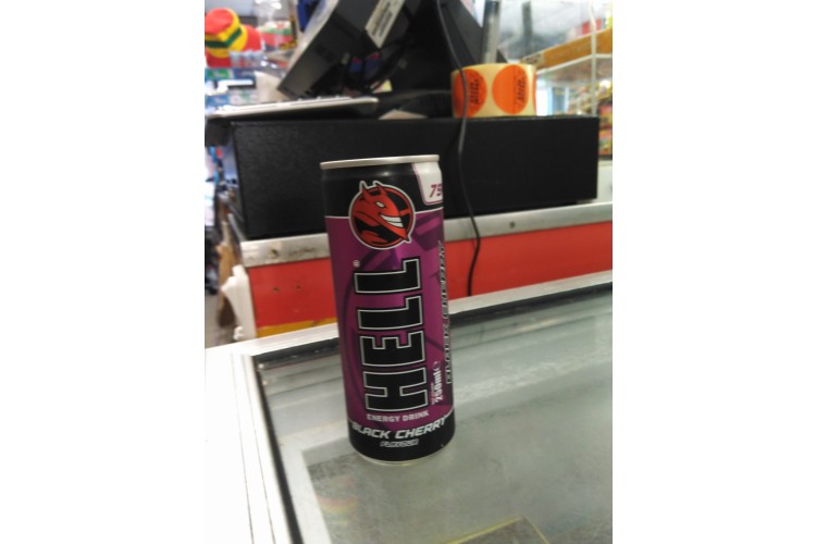 Hell Energy Drink Black Cherry Flavour 250ml 