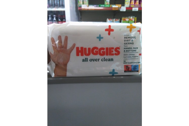Huggies All Over Clean 56 Baby Cleansing Wipes