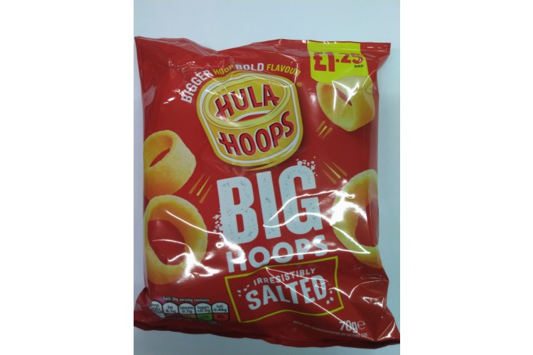 Hula Hoops Big Hoops Irresistibly Salted 70ge