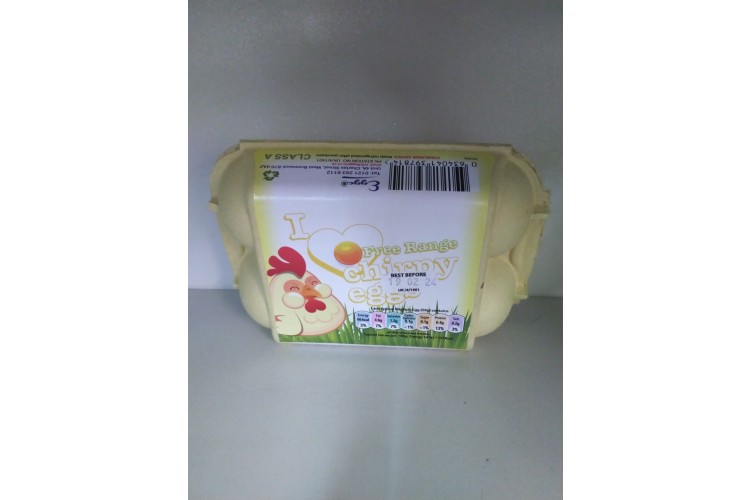 I love Free Range Medium Eggs 6 Pack