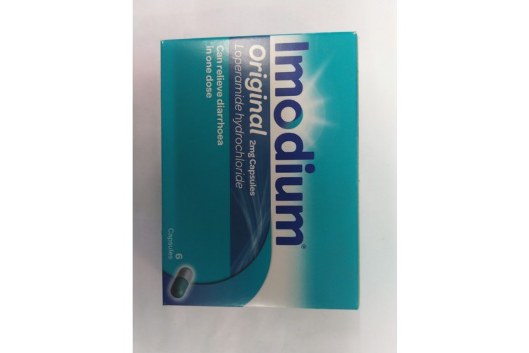Imodium Original 2mg Capsules 6pk