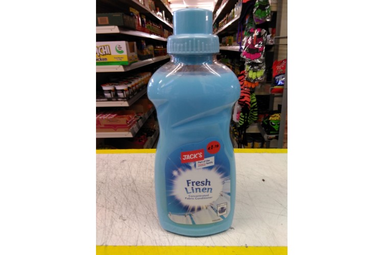 Jack's Fresh Linen Concentrated Fabric Conditioner 750ml