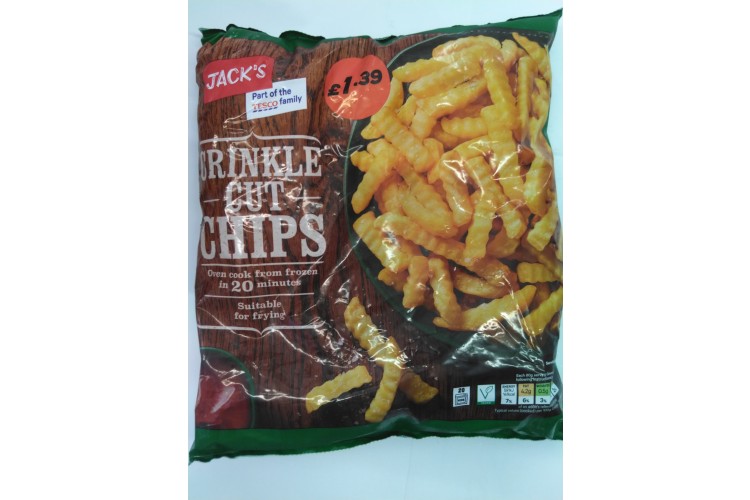 Jacks Crinkle Cut Chips 750ge