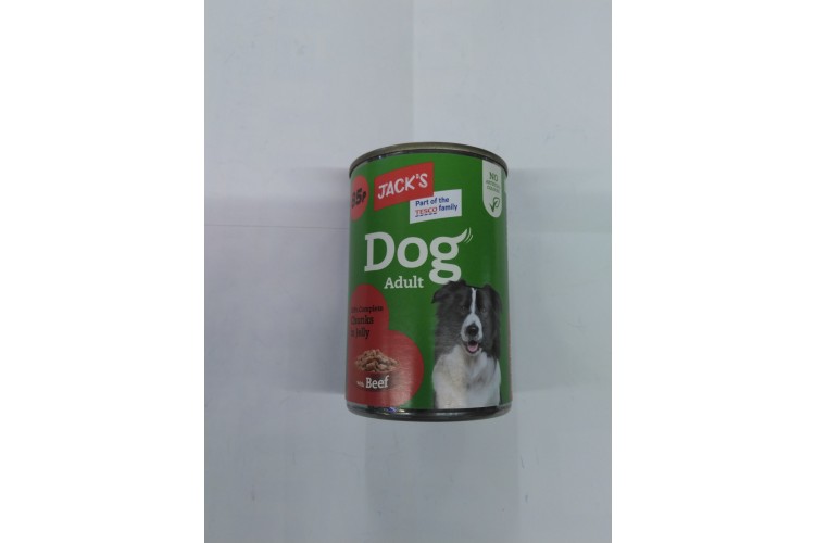 Jacks Dog Adult Chunks In Jelly With Beef