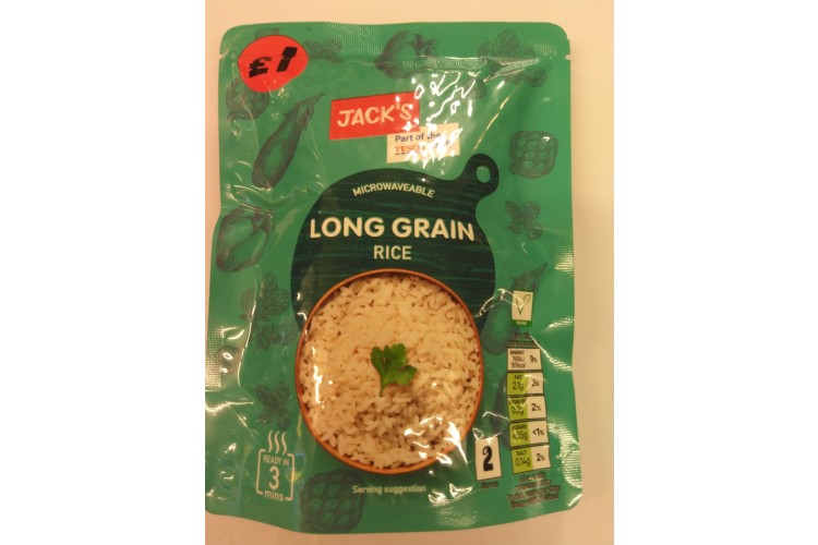 JACKS Long Grain RICE 250g